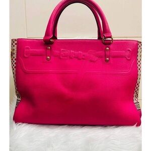 Vibrant Pink Designer Tote Bag